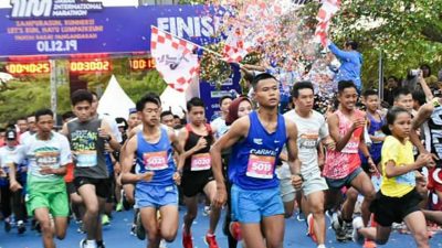 Ribuan Pelari Ikuti Jabar Internasional Marathon 2019 di Pangandaran