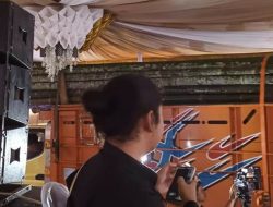 Viral, Kendaraan Truk Melintas di Tengah Kemeriahan Pesta Pernikahan di Pangandaran