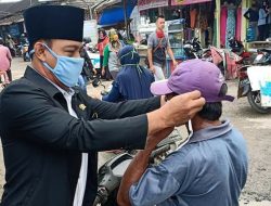 Ketua DPRD Pangandaran : Mestinya Warga yang Masuk Pasar Gunakan Masker