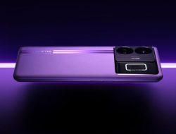 Desain Panel Belakang GT Neo 5 Purple Edition Diungkap oleh realme