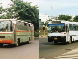 10 bus sekolah tua di jalanan Jakarta era 90-an, penuh kenangan yang membuat kita bernostalgia