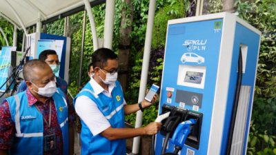 Pulang kampung dengan mobil listrik, catat SPKLU di tol Trans Jawa dan Sumatera