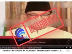 [HOAKS atau FAKTA] Ganjar Pranowo Ditangkap Polisi karena Kasus Korupsi dan Suap KPK