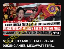[HOAKS atau FAKTA]: Megawati Batalkan Ganjar Jadi Capres PDIP