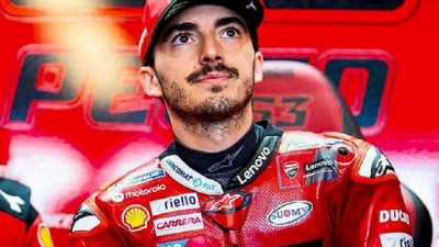 Francesco Bagnaia Legawa Usai Kalah Dramatis dari Aleix Espargaro di MotoGP Inggris 2023: Dia Pantas Menang! : Okezone Sports