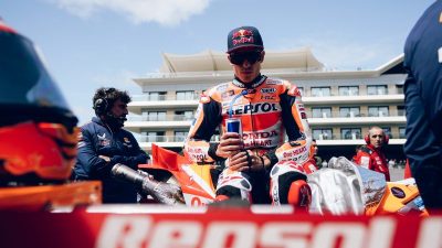 Marc Marquez Tetap Senang meski Gagal Finis pada MotoGP Inggris 2023 : Okezone Sports