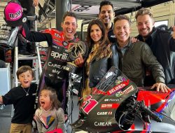 So Sweet, Motivasi dari sang Anak Bantu Aleix Espargaro Menangi MotoGP Inggris 2023 : Okezone Sports