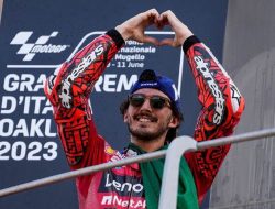 Tebar Ancaman Jelang MotoGP Inggris 2023, Francesco Bagnaia Berambisi Besar Ulangi Kesuksesan Tahun Lalu di Silverstone : Okezone Sports