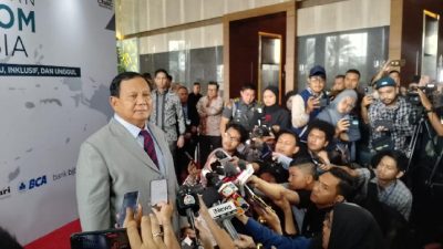 Dapat Dukungan dari Bobby Nasution, Prabowo: Saya Merasa Besar Hati