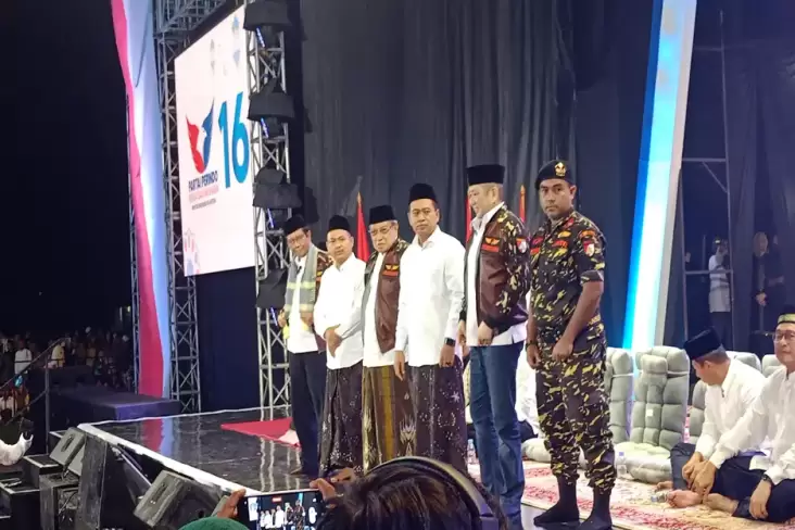 Mahfud lalu juga HT Didaulat Jadi Anggota Kehormatan Banser PCGP Ansor Demak