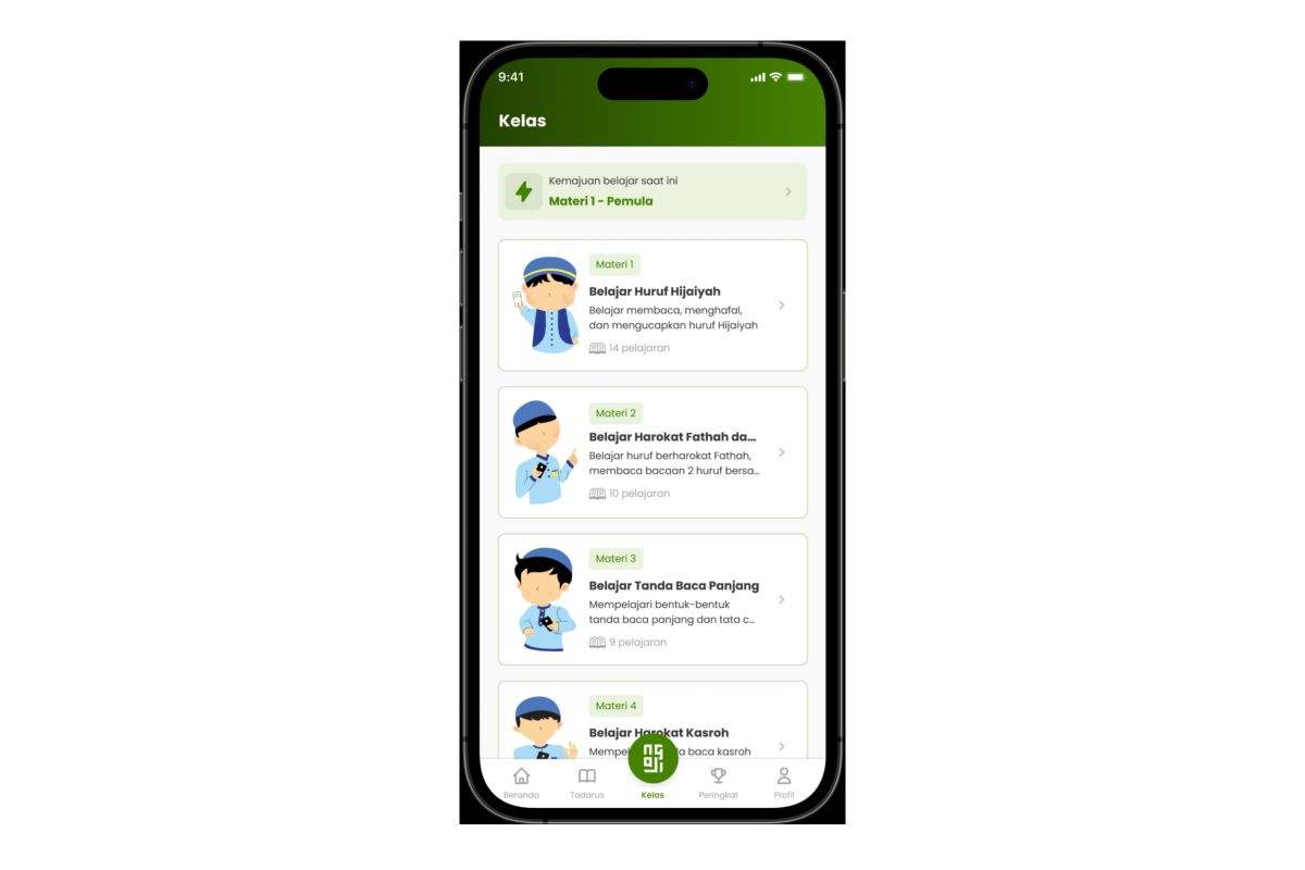 Belajar mengaji lebih besar tinggi mudah dengan dukungan kecerdasan artifisial