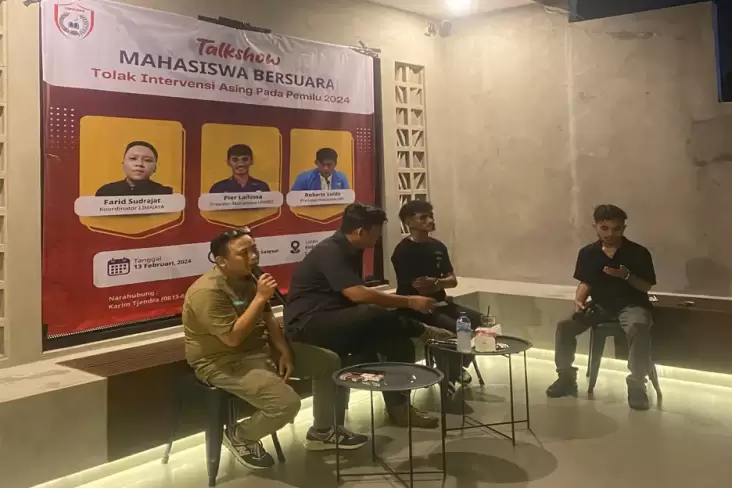Dukung Pemilihan Umum Damai kemudian Lancar, Mahasiswa Waspadai Intervensi Mancanegara