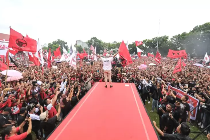 Ganjar Takjub dengan Pendukung Warga Manado: Saya Rasakan Atmosfer Kemenangan gemilang