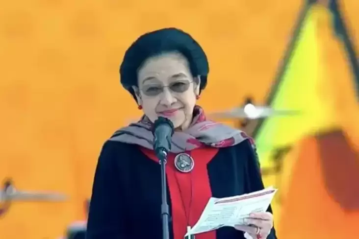 Pemungutan Suara pemilihan raya 2024, Megawati Nyoblos di dalam tempat TPS Kebagusan