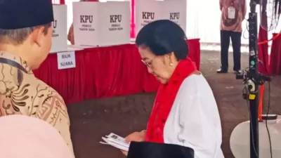Usai Nyoblos, Megawati Harap pemilihan umum 2024 Tak Ada Kecurangan