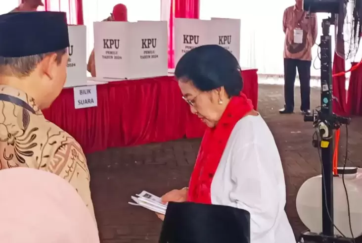 Usai Nyoblos, Megawati Harap pemilihan raya 2024 Tak Ada Kecurangan