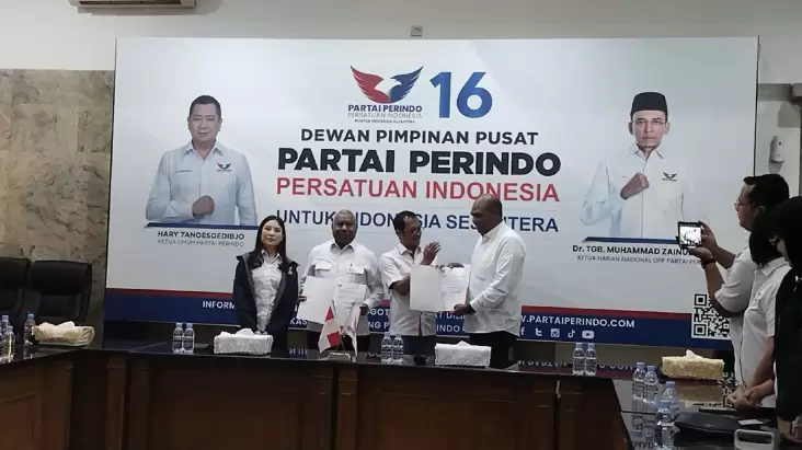 Didukung Partai Perindo pada di pemilihan gubernur Papua Barat, Dominggus Mandacan Keseriusan Lakukan Hal Ini adalah adalah