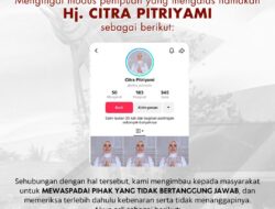 Akun TikTok Bupati Pangandaran Citra Pitriyami Dipalsukan